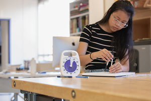 Teenager using Time Timer® in school for classroom timer